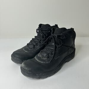Timberland Mens Size 13 Hiking Boots White Ledge Mid Waterproof Black Workwear